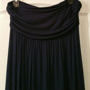 Navy Soft Knit Maxi Dress size L